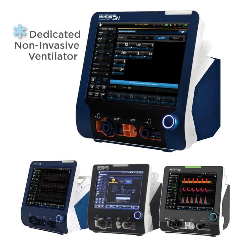 Origin Medical Devices Panther Ventilators P5N Dedicated Non-Invasive Ventilator and other Invasive Ventilators